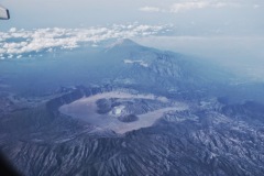 Jawa - wulkan Bromo z samolotu