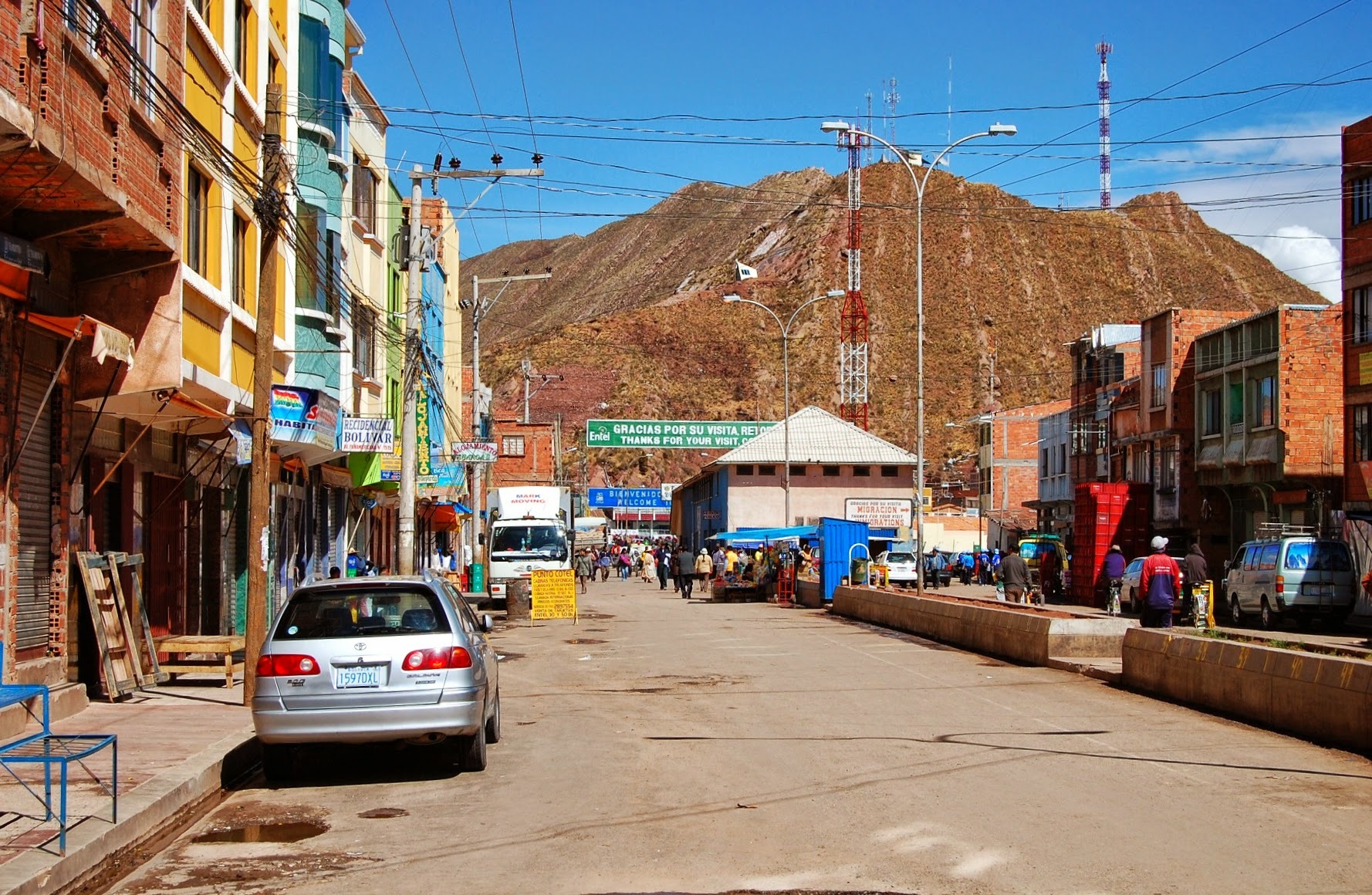 Desaguadero - granica z Boliwią