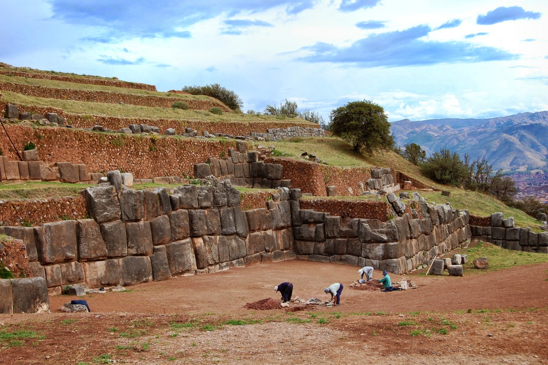 Cuzco - okolice - ruiny Sacsayhuaman