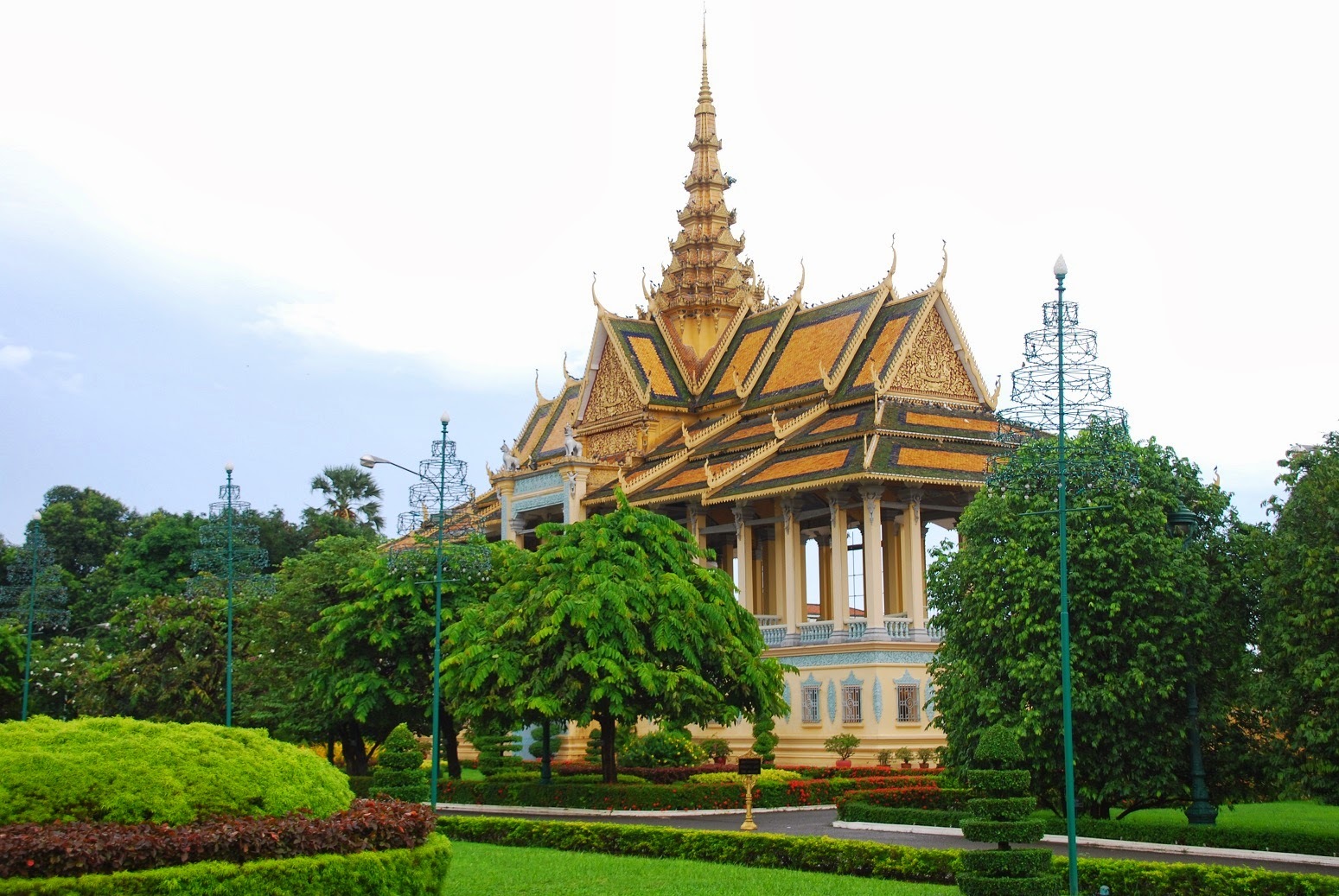 Kambodża - Phnom Penh - Zabudowania Pałacu Królewskiego
